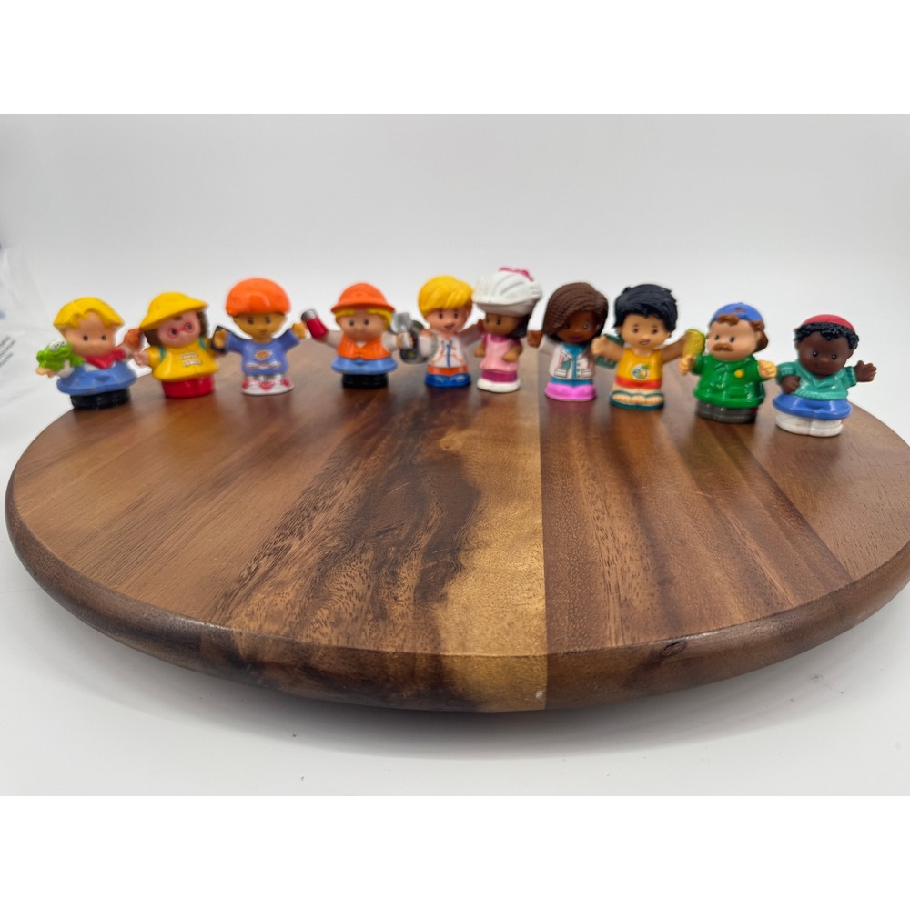 Fisher Price Little People Figures Lot 10pc Toddler Toy Community Helpers Multi